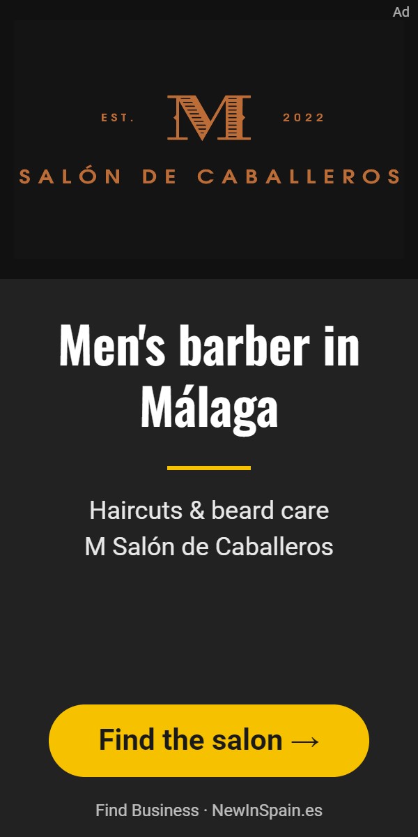 M Salón de Caballeros – Men's barber in Málaga