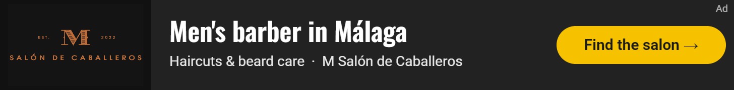 M Salón de Caballeros – Men's barber in Málaga